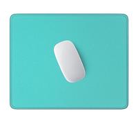 Hsurbtra Mouse Pad, Premium-Textured Square Mousepad 26 x 21 cm, Stitched Edge Anti-Slip Waterproof Rubber Mouse Mat, Pretty Cute Mouse Pad for Office Gaming Laptop Women Kids Green