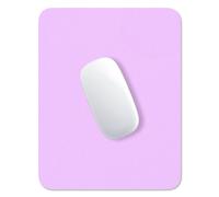 Hsurbtra Mouse Pad, Premium-Textured Square Mousepad 7 x 9 Inch, Thick 3 mm Anti-Slip Waterproof Rubber Pretty Cute Computer Mat for Office Gaming Laptop Women Kids Vanilla Purple