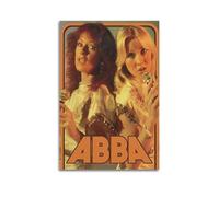 HSUREWTRK ABBA Frida And Agnetha Posters Aesthetic Wall Art Canvas Decorative Painting Vintage Poster for Living Room Bed Room Decor 08x12inch(20x30cm) Unframe-style
