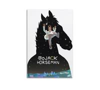 HSUREWTRK Bojack Horseman Posters Aesthetic Wall Art Canvas Decorative Painting Vintage Poster for Living Room Bed Room Decor 12x18inch(30x45cm) Unframe-style