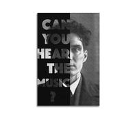 HSUREWTRK Can You Hear The Music Posters Aesthetic Wall Art Canvas Decorative Painting Vintage Poster for Living Room Bed Room Decor 24x36inch(60x90cm) Unframe-style