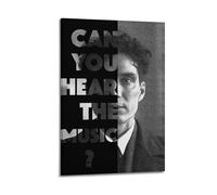 HSUREWTRK Can You Hear The Music Posters Aesthetic Wall Art Canvas Decorative Painting Vintage Poster for Living Room Bed Room Decor 16x24inch(40x60cm) Frame-style