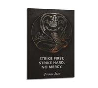 HSUREWTRK Cobra Kai TV Series 3 Posters Aesthetic Wall Art Canvas Decorative Painting Vintage Poster for Living Room Bed Room Decor 20x30inch(50x75cm) Frame-style