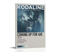 HSUREWTRK Coming Up For Air - Kodaline Posters Aesthetic Wall Art Canvas Decorative Painting Vintage Poster for Living Room Bed Room Decor 20x30inch(50x75cm) Frame-style