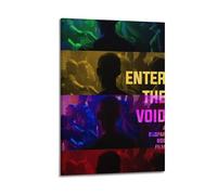 HSUREWTRK Enter The Void Posters Aesthetic Wall Art Canvas Decorative Painting Vintage Poster for Living Room Bed Room Decor 08x12inch(20x30cm) Frame-style