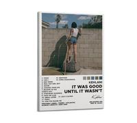 HSUREWTRK It Was Good Until It Wasn't by Kehlani Album Posters Aesthetic Wall Art Canvas Decorative Painting Vintage Poster for Living Room Bed Room Decor 08x12inch(20x30cm) Frame-style