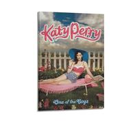 HSUREWTRK Katy Perry Posters One of The Boys Album Posters Aesthetic Wall Art Canvas Decorative Painting Vintage Poster for Living Room Bed Room Decor 20x30inch(50x75cm) Frame-style
