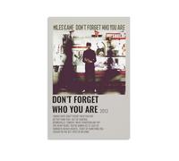 HSUREWTRK Miles Kane Don’t Forget Who You Are Posters Aesthetic Wall Art Canvas Decorative Painting Vintage Poster for Living Room Bed Room Decor 20x30inch(50x75cm) Unframe-style