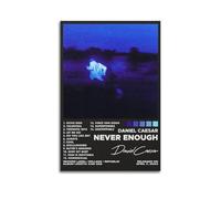 HSUREWTRK Never Enough by Daniel Caesar Album Posters Aesthetic Wall Art Canvas Decorative Painting Vintage Poster for Living Room Bed Room Decor 12x18inch(30x45cm) Unframe-style
