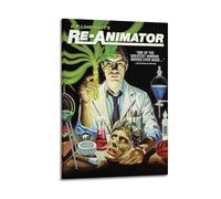 HSUREWTRK Re-Animator Posters Aesthetic Wall Art Canvas Decorative Painting Vintage Poster for Living Room Bed Room Decor 24x36inch(60x90cm) Frame-style