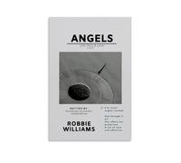 HSUREWTRK Robbie Williams - Angels Posters Aesthetic Wall Art Canvas Decorative Painting Vintage Poster for Living Room Bed Room Decor 20x30inch(50x75cm) Unframe-style
