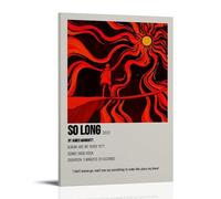 HSUREWTRK So Long by James Marriott Posters Aesthetic Wall Art Canvas Decorative Painting Vintage Poster for Living Room Bed Room Decor 08x12inch(20x30cm) Frame-style