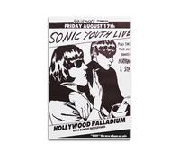 HSUREWTRK Sonic Youth Posters Aesthetic Wall Art Canvas Decorative Painting Vintage Poster for Living Room Bed Room Decor 20x30inch(50x75cm) Unframe-style