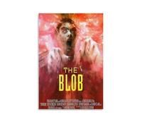 HSUREWTRK The Blob Posters Aesthetic Wall Art Canvas Decorative Painting Vintage Poster for Living Room Bed Room Decor 12x18inch(30x45cm) Unframe-style