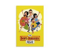 HSUREWTRK The Bob's Burgers Movie Posters Aesthetic Wall Art Canvas Decorative Painting Vintage Poster for Living Room Bed Room Decor 12x18inch(30x45cm) Unframe-style