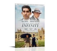HSUREWTRK The Man Who Knew Infinity Posters Aesthetic Wall Art Canvas Decorative Painting Vintage Poster for Living Room Bed Room Decor 16x24inch(40x60cm) Frame-style