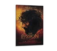 HSUREWTRK The Passion of The Christ Posters Aesthetic Wall Art Canvas Decorative Painting Vintage Poster for Living Room Bed Room Decor 12x18inch(30x45cm) Frame-style