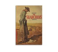 HSUREWTRK The Searchers Posters Aesthetic Wall Art Canvas Decorative Painting Vintage Poster for Living Room Bed Room Decor 24x36inch(60x90cm) Unframe-style