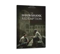 HSUREWTRK The Shawshank Redemption Posters Aesthetic Wall Art Canvas Decorative Painting Vintage Poster for Living Room Bed Room Decor 12x18inch(30x45cm) Frame-style