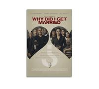 HSUREWTRK Why Did I Get Married Posters Aesthetic Wall Art Canvas Decorative Painting Vintage Poster for Living Room Bed Room Decor 24x36inch(60x90cm) Unframe-style