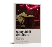 HSUREWTRK Young Adult Matters Movie 2 Posters Aesthetic Wall Art Canvas Decorative Painting Vintage Poster for Living Room Bed Room Decor 12x18inch(30x45cm) Frame-style