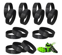 HSUYUN Pack of 15 Shoelaces Fixing Tape, Elasticity Shoelaces Fixing Tape for Children, Latex Fibres for High Heels, Sports Shoes, Casual Shoes