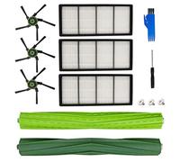 HsvrySa Replacement Accessories Parts Kit For Roomba s9 9150 s9+s9 Plus 9550 Series Robot Vacuum Cleaner,2 Multi-Surface Rubber Brushes 3 Filters 3 Side Brushes