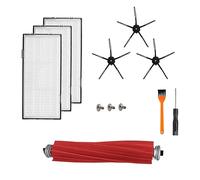 HsvrySa Replacement Parts Compatible with Xiaomi Roborock S7 S7+ S7 MaxV, S7 MaxV Plus T7S T7 plus T7S plus Robot Vacuum, 1Roller Brush, 3 Filter, 3 Side Brush