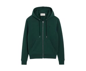 Hsw765 730 A258 Zip-Through Hoodie - male - Ami Paris - Zip-throughs - Green - M - Sweatshirts & Hoodies M