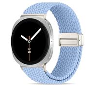 HSWAI Magnetic Braided Watch Bands Compatible with Samsung Galaxy Watch 8 Band 40mm 44mm/Galaxy Watch 8 Classic 46mm, Loop Stretchy Nylon Elastic Fabric Strap Wristbands for Women Men