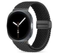 HSWAI Magnetic Braided Watch Bands Compatible with Samsung Galaxy Watch 8 Band 40mm 44mm/Galaxy Watch 8 Classic 46mm, Loop Stretchy Nylon Elastic Fabric Strap Wristbands for Women Men