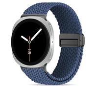 HSWAI Magnetic Braided Watch Bands Compatible with Samsung Galaxy Watch 8 Band 40mm 44mm/Galaxy Watch 8 Classic 46mm, Loop Stretchy Nylon Elastic Fabric Strap Wristbands for Women Men