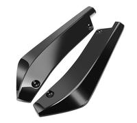 HSXDTK Car Body Spoiler for Kia Sportage Ceed Soul Venga, Rear Spoilers, Rear Bumper Canard Diffuser Spoiler Lip Splitter Fins, Body Anti-crash Splitter,A/Black