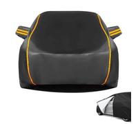 HSXDTK Car Cover for BYD Song/Song L/Song Max/Song Plus/Song Pro, Car Cover for Indoor and Outdoor Use, Waterproof Windproof Snowproof UV Protection Full Car Covers,A/Black