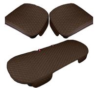 HSXDTK Car Seat Cushion Cover for KIA PICANTO GT Line, Anti-Slip Driver Seat Pad, Soft and Breathable Car Seat Protector, Auto Linen Cushion,C/Brown