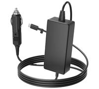 HSXIRQA 12V/24V 100W Car Laptop Charger USB C Compatible with MacBook HP Dell Acer Asus Lenovo Thinkpad Google MSI LG Samsung Surface pro 9 8 Razer Chromebook ROG Ally Steam Deck Power Adapter
