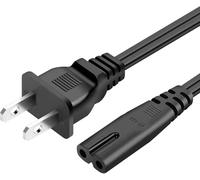 HSXIRQA 2 Prong AC Power Cord Cable Fit for JBL PartyBox 100 200 300 1000 310 710 1000 On-The-Go Bluetooth Speaker