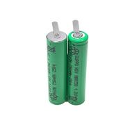 HSY-AAA0.75-PHP 2.4V 750mAh Ni-Mh Battery .Compatible With Philip HC3410 HC3426 HC5446 HC5447 HC5450 BT9290 QC5130 HX6210. Electric Shaver(1 pack 750mah x2)