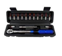 HSYDUHAE Torque Wrenches 15pcs Torque Wrench Set 1/4 Inch Adjustable 2-24Nm Two-Way Hex Tool Kit for Maintenance Repair Assembly Torque bar