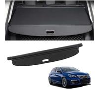 HSYJZSMY Car Retractable Rear Trunk Parcel Shelf for Peugeot 308 SW II (Phase II, 2017), Rear Trunk Cargo Racks Security Shield Partition Cover Auto Privacy Accessories