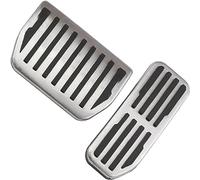 HSYJZSMY Stainless Steel Car Pedal Cover for Jaguar F-TYPE,Non-slip Anti-scratch Foot Rest Accelerator Pedals Set Auto Interior Accessories,A/2PCS