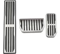 HSYJZSMY Stainless Steel Car Pedal Cover for Jaguar F-TYPE,Non-slip Anti-scratch Foot Rest Accelerator Pedals Set Auto Interior Accessories,B/3PCS