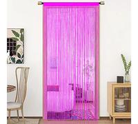 HSYLYM Door Curtain Window Curtains Door Decorations Room Dividers Decorations for Room,Doorways,Wall,Closet,Party and Furniture,One Piece Design,W35 xL96,Rose