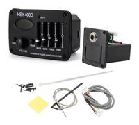 Hsyok Acoustic Guitar Pickup - 4 Band EQ Preamp With Piezo and LCD Screen Display (HSY-400D)