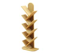 Hsyzygian 1/12 Miniature Doll House Tree Shelf Safe Bookshelf Model Figurine for Realistic Living Room Scene Decoration Miniature Tree Shape Bookshelf
