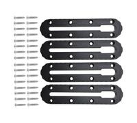 Hsyzygian 2 / 4Pcs Low Profile Track Kayak Slide Rails Bracket Fishing Rod Holder Mounting Base Accessories Mount Tracks Accessories Mount Slide Rails Bracket