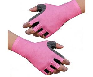 Hsyzygian 2Pcs Half Finger Biking Gloves Moutain Bike Glove Antislip Shock-Absorb Padded Breathable Bicycles for Men Women Half Finger