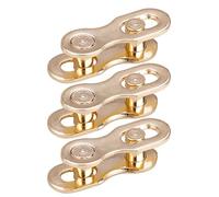 Hsyzygian 3Pairs Bicycles Missing Link Chain Connector Quick Release Chain for Road Mountain Missing Connectors Easy to Assemble