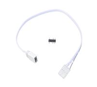 Hsyzygian 4 Pin ARGB 5V Adapter Cable 25cm White Extension Line for Color Lighting Sync and Stable Controller Connection ARGB Connector