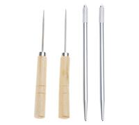 Hsyzygian Doll Hair Rooting Device Hair Rooted Needle Wood Handle Design Transplanting Tool for Beginners Expert Crafting Use Doll Restoration Tool